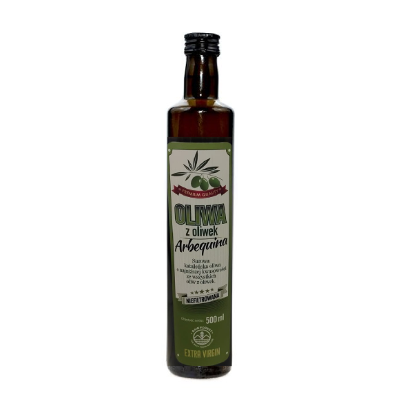 Oliwa z oliwek Extra Virgin Arbequina Premium Quality 500 ml