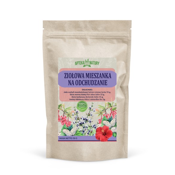 Ziołowa mieszanka na odchudzanie 50 g - Apteka Natury