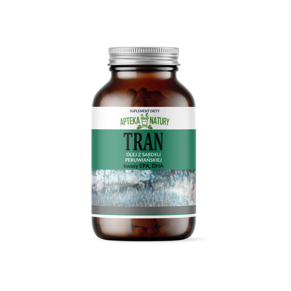 Tran - olej z sardeli peruwiańskiej - suplement diety - 90 kapsułek