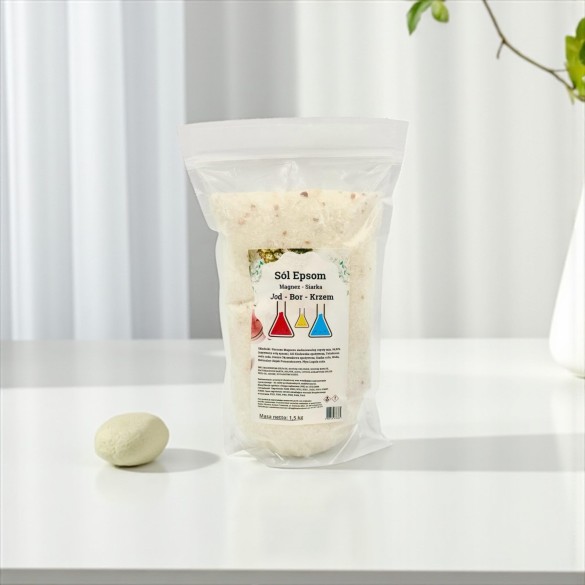 Sól Epsom - Sól magnezowo Jod- Bor- Krzem
