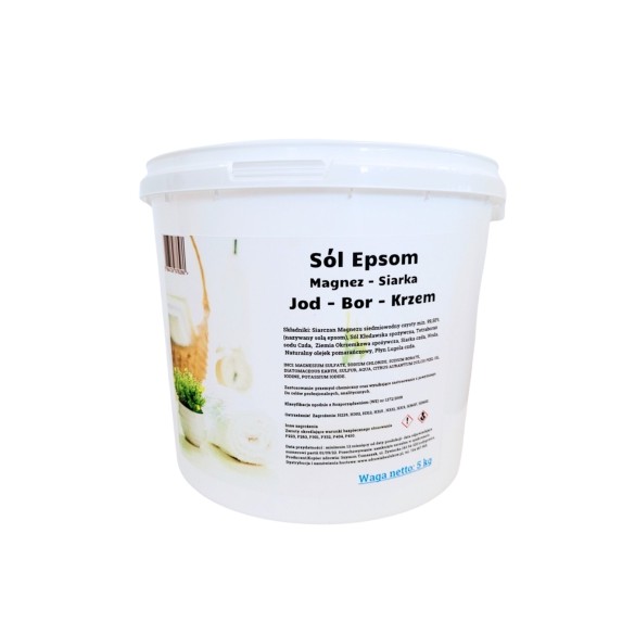 Sól Epsom - Sól magnezowo Jod- Bor- Krzem