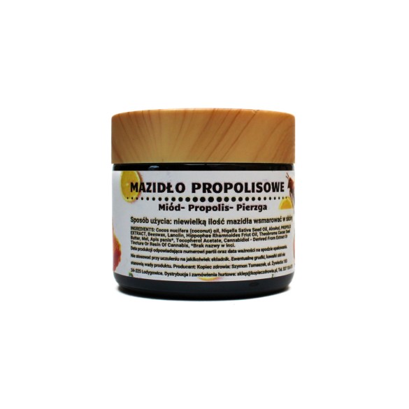 Mazidło Propolisowe miód - propolis- pierzga