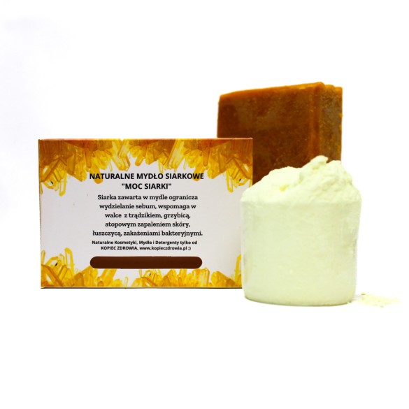 100% naturalne mydło siarkowe
