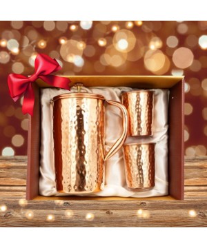 Zestaw dzbanek młotkowany...