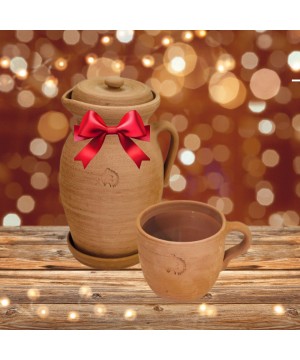 Dzbanek gliniany średni 4l...