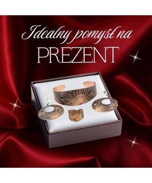 Zestaw biżuterii Słonecznik