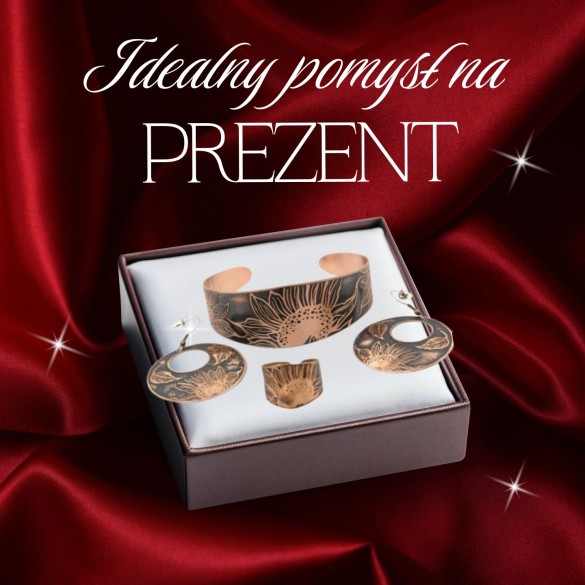 Zestaw biżuterii Słonecznik