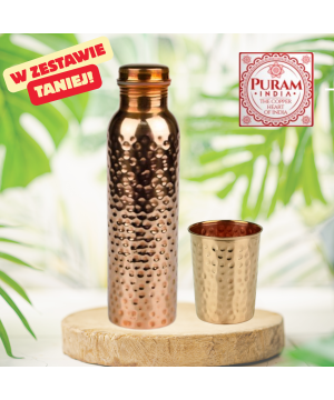 Miedziana butelka...