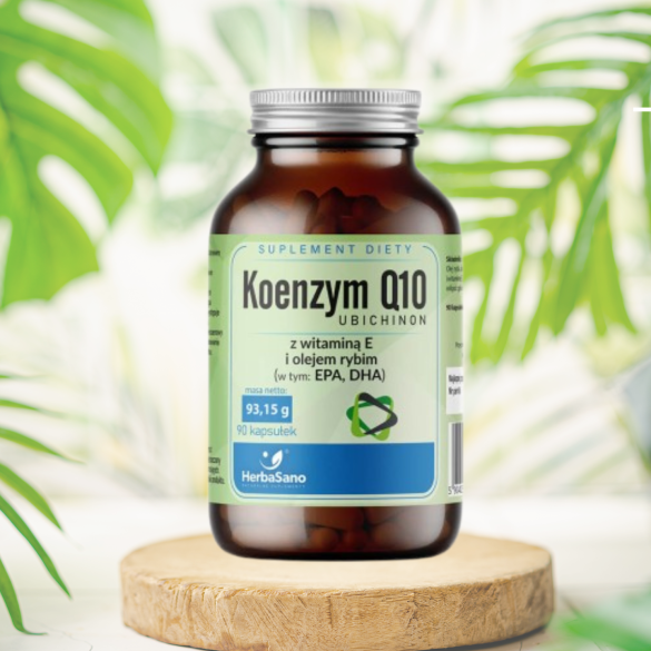 Koenzym Q10 - suplement diety - 90 kapsułek - HerbaSano