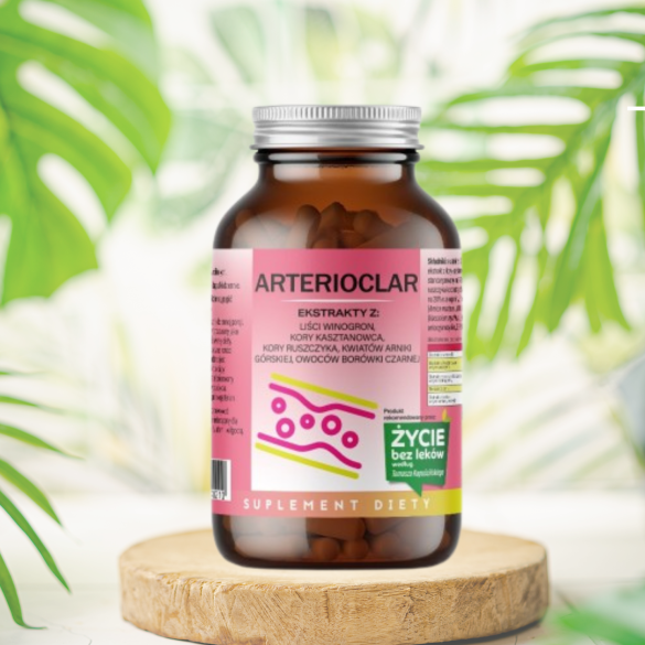 Arterioclar - suplement diety - 60 kapsułek - Życie bez leków