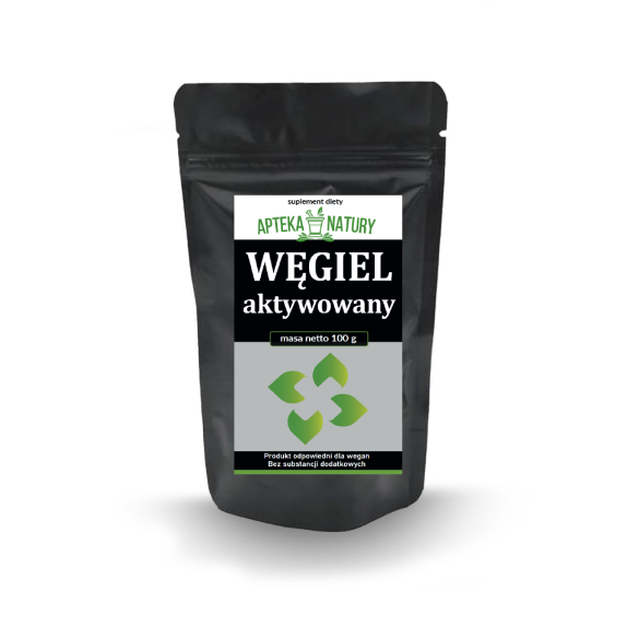 Czysty węgiel aktywowany - 100 g