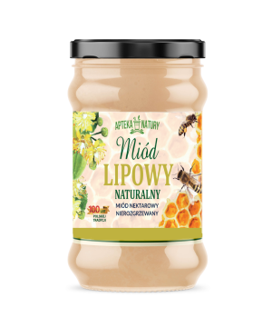 Miód LIPOWY - 380 g -...