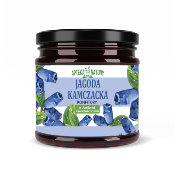 Jagoda Kamczacka - konfitury o obniżonej zawartości cukru - 210 g - Apteka Natury