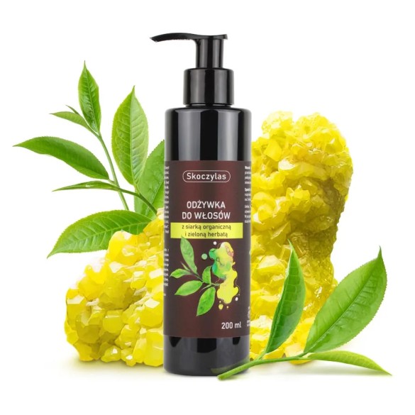 ODŻYWKA do włosów z siarką organiczną i zieloną herbatą - 200 ml