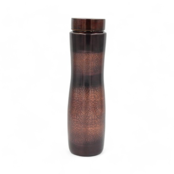 Butelka sportowa Ciemna Grawer 1000 ml | Ręcznie wykonana | PURAM