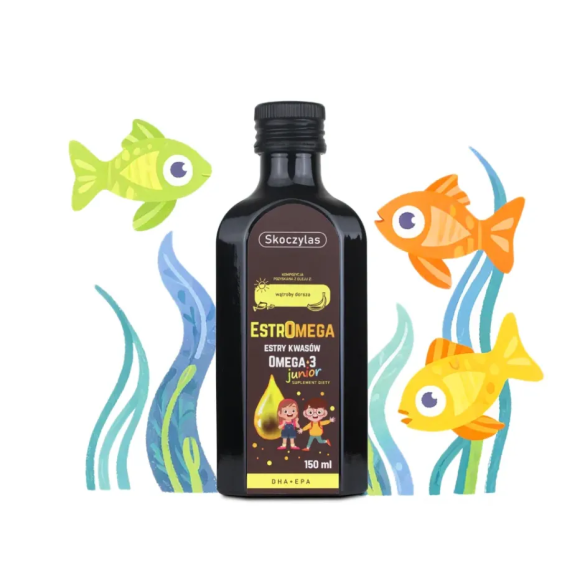 ESTROMEGA rybie kwasy omega 3 junior 150 ml