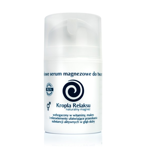 Magnezowe Serum do twarzy Kropla Relaksu 50 ml – naturalne serum z magnezem do pielęgnacji skóry