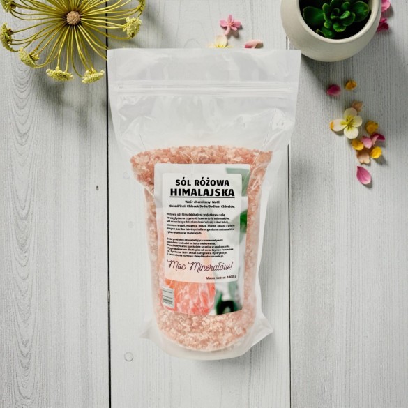 Sól Himalajska gruboziarnista 1 kg