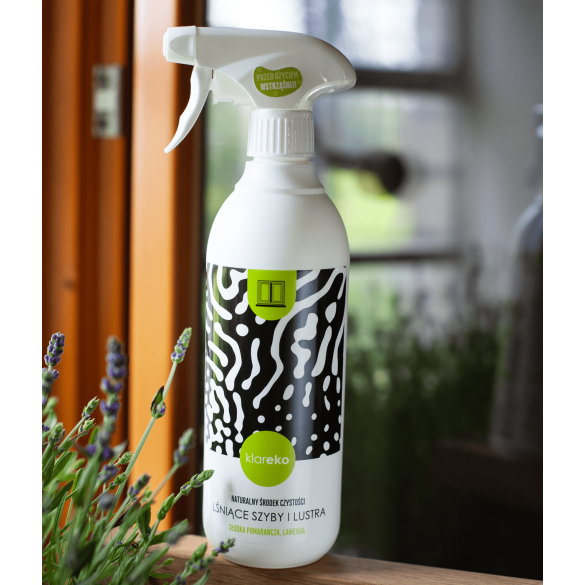 Płyn do Szyb – Lśniące Szyby i Lustra *Słodka Pomarańcza, Lawenda
