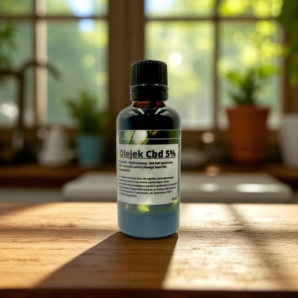 Kosmetyczny Olejek CBD 5 % 50 ml - Kopiec Zdrowia