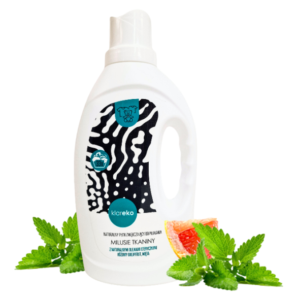Płyn do Płukania – Milusie Tkaniny *Różowy Grejpfrut, Mięta 1000ml