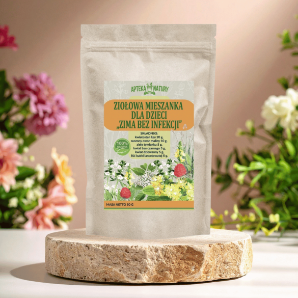 Ziołowa mieszanka dla dzieci „Zima bez infekcji” – 50 g