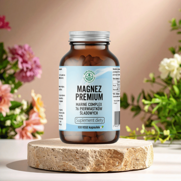 Magnez PREMIUM - suplement diety - 100 kapsułek - RawForest