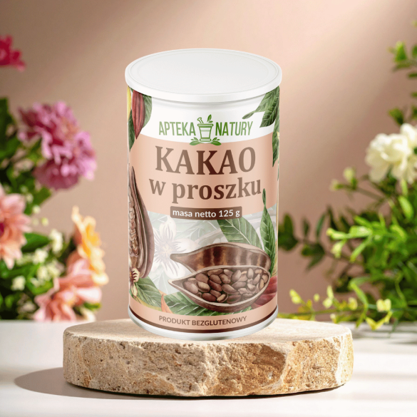 Kakao w proszku 125 g - Apteka Natury