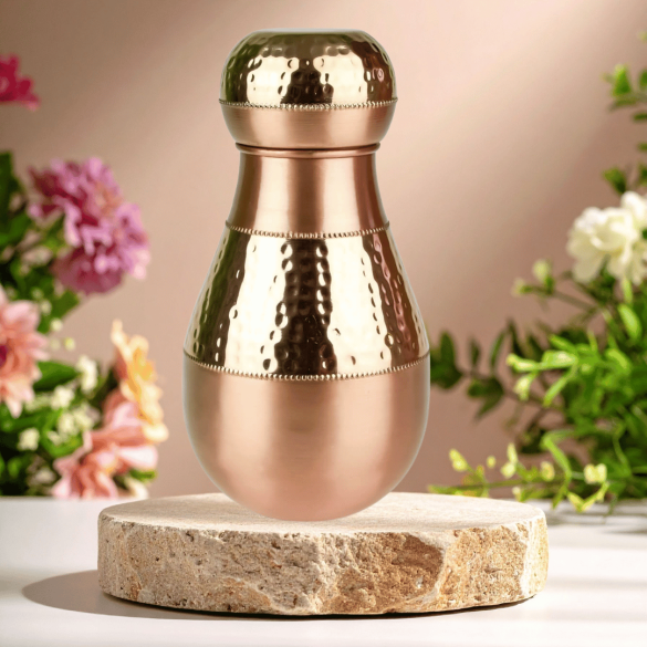 Miedziana karafka 1,5 l | Ręcznie wykonana | PURAM