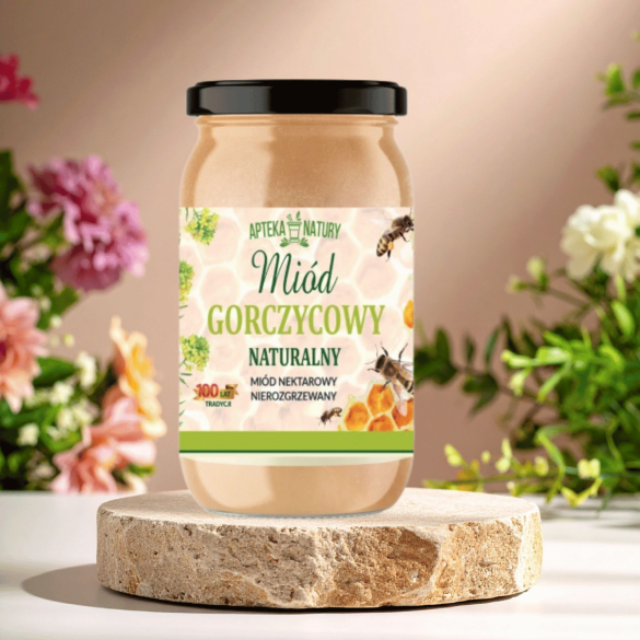 Miód GORCZYCOWY - 1050 g - Apteka Natury