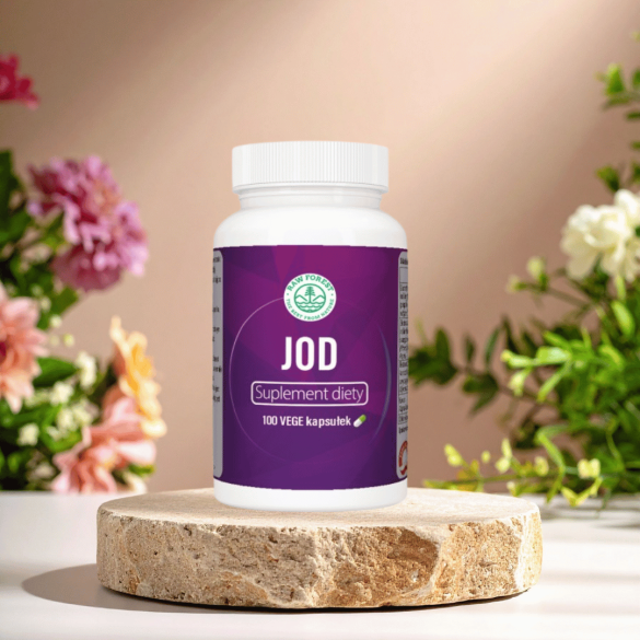 Jod - suplement diety - 100 kapsułek - RawForest