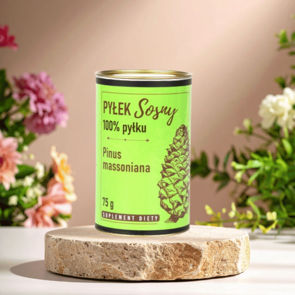 Pyłek sosny - suplement diety - proszek - 75 g - RawForest