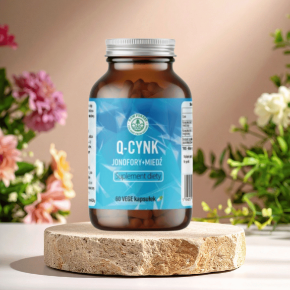 Q-Cynk - suplement diety - 60 kapsułek - RawForest