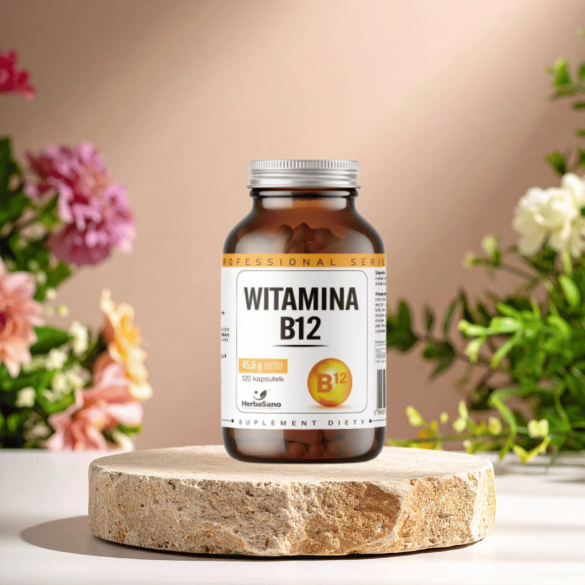 Witamina B12 - suplement diety - 120 kapsułek - Herbasano