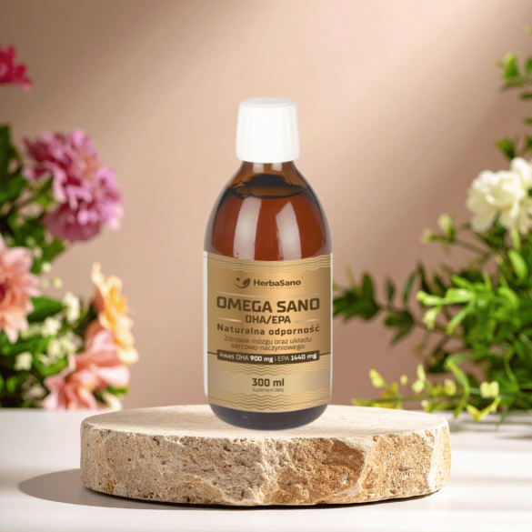 OMEGA SANO DHA/EPA - Naturalna odporność - suplement diety - 300 ml - HerbaSano