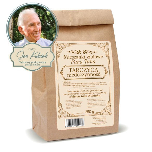 Zioła Pana Jana Kubiaka - TARCZYCA - niedoczynność - 250g