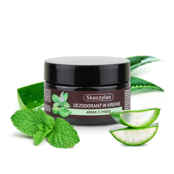 DEZODORANT w kremie aloes z miętą (bez soli aluminium) - 60 ml