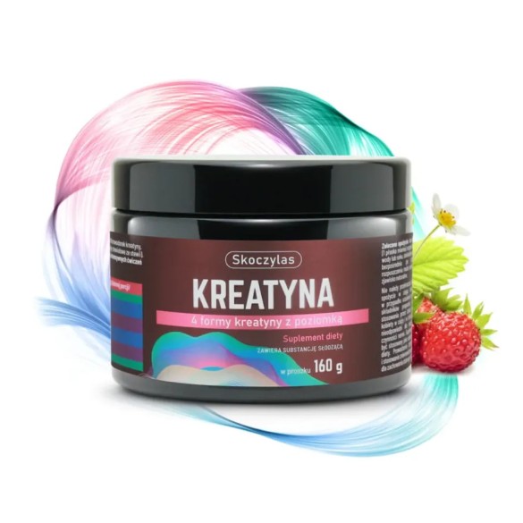 KREATYNA 4 formy kreatyny z poziomką