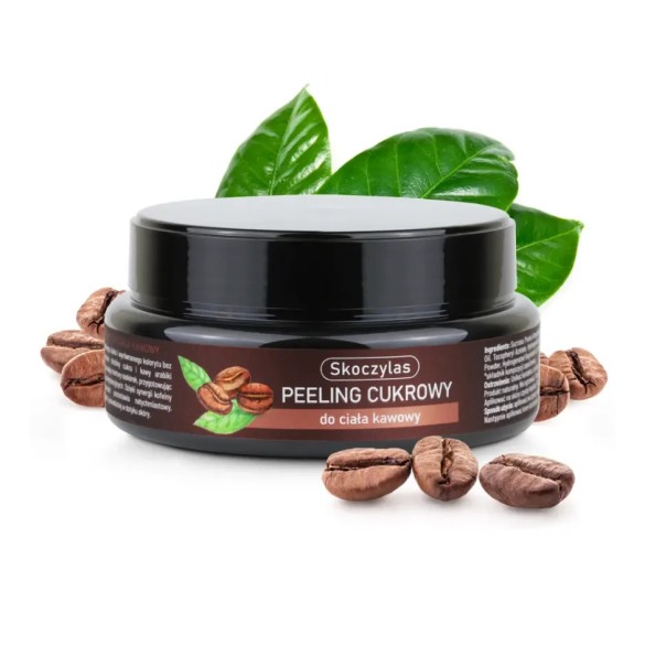 PEELING cukrowy do ciała kawowy - 200 ml