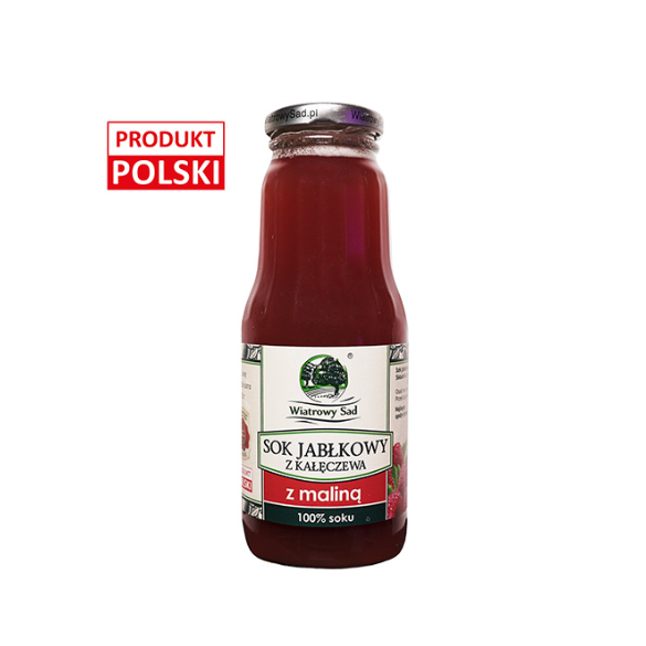 Sok jabłkowy z maliną 300ml
