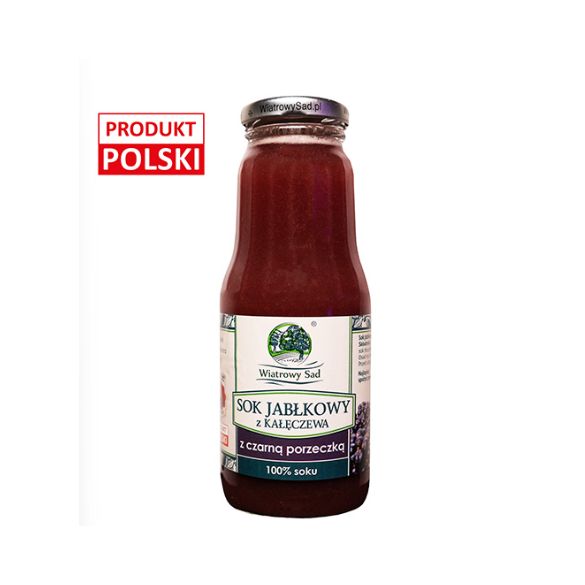 Sok jabłkowy z czarną porzeczką 300ml