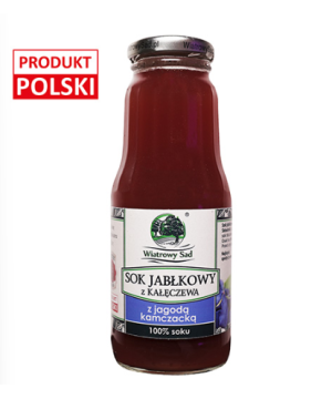 Sok jabłkowy z borówką...