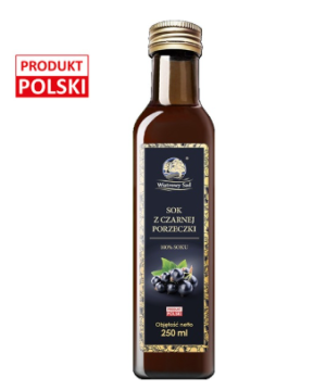 Sok z czarnej porzeczki 250 ml