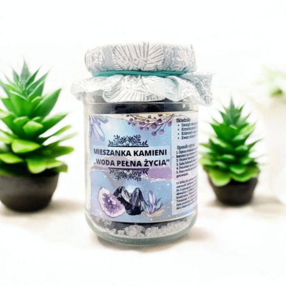 Mieszanka kamieni „Woda pełna życia” 200 g - Kopiec Zdrowia
