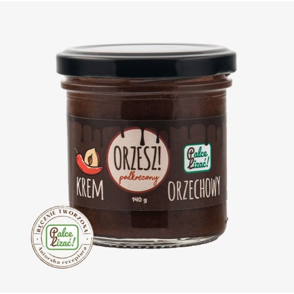 Krem orzechowy ORZESZ! podkręcony 140g